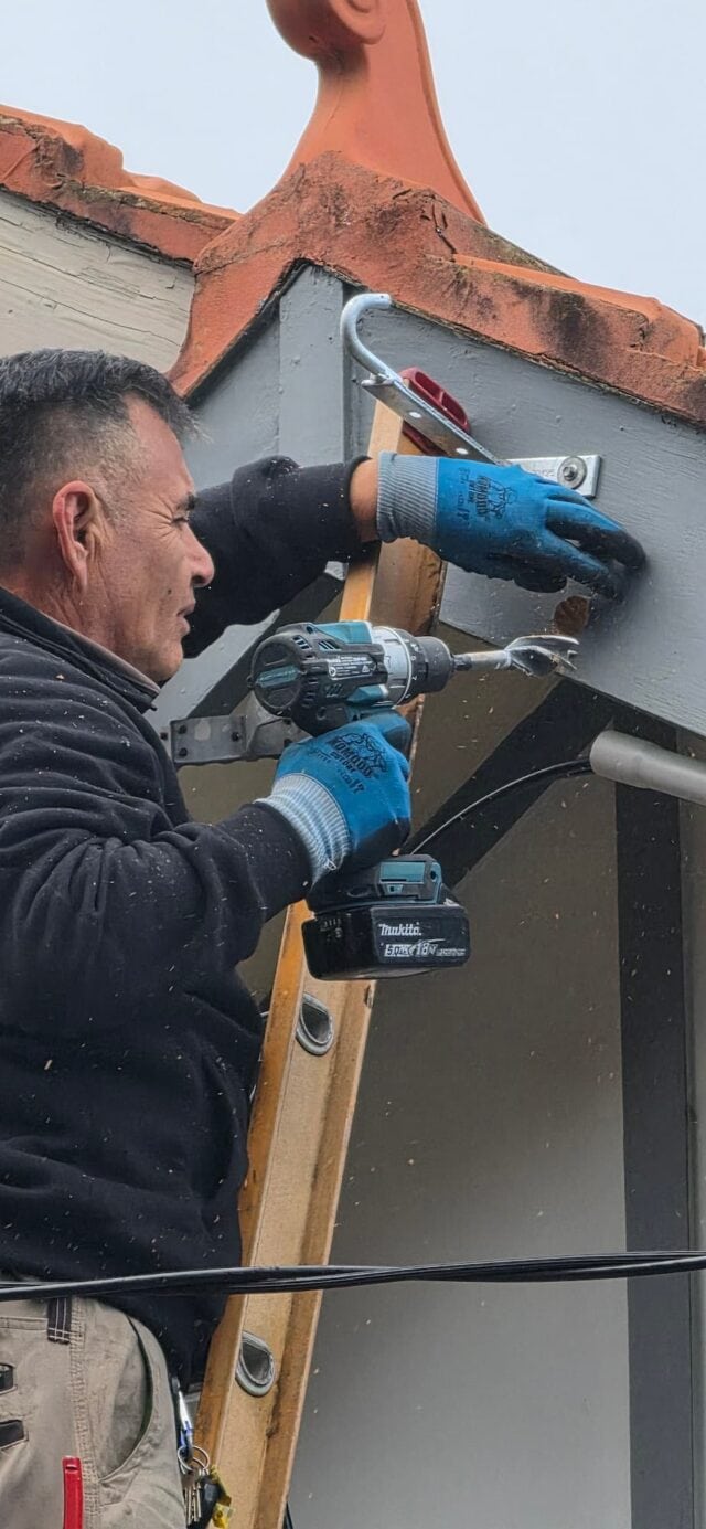 point of attachment bracket installation rosebery